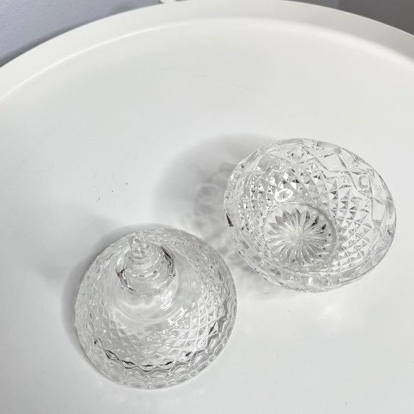 Crystal Trinket Dish with Lid - Picture 3 of 5